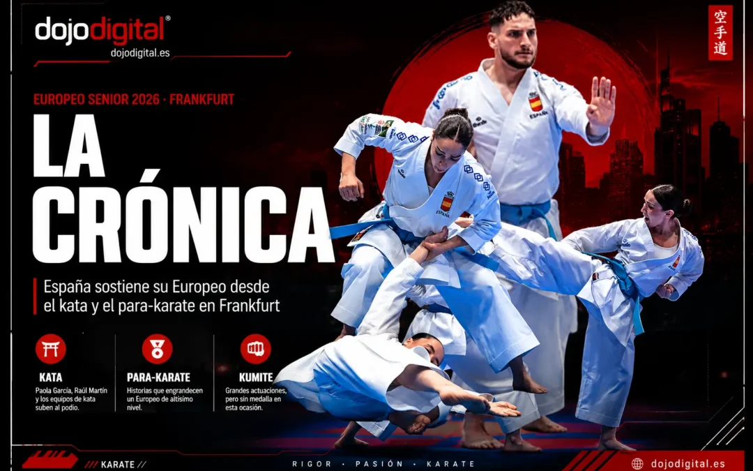 España sostiene su Europeo desde el kata y el para-karate en Frankfurt