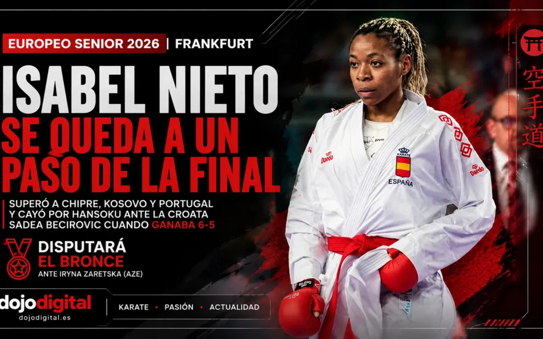 Isabel Nieto se queda a un paso de la final europea y disputará el bronce en Frankfurt