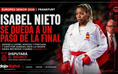 Isabel Nieto se queda a un paso de la final europea y disputará el bronce en Frankfurt