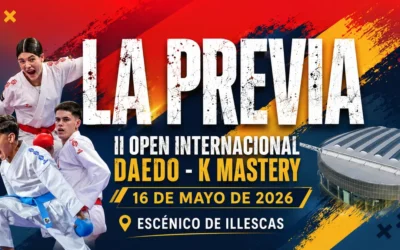 El II Open Daedo KMastery 2026 convierte Illescas en una cita clave para el karate nacional