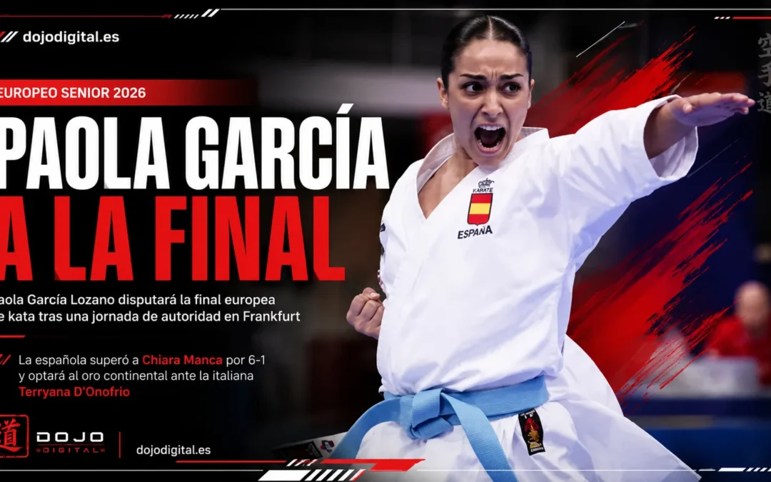 Paola García Lozano disputará la final europea de kata tras una jornada de autoridad en Frankfurt